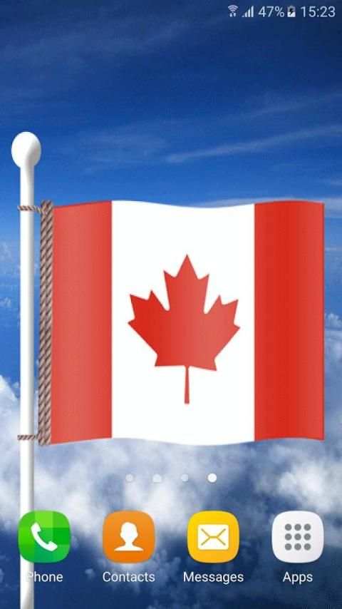 3d Canadian Flag Wallpapers screenshot 2