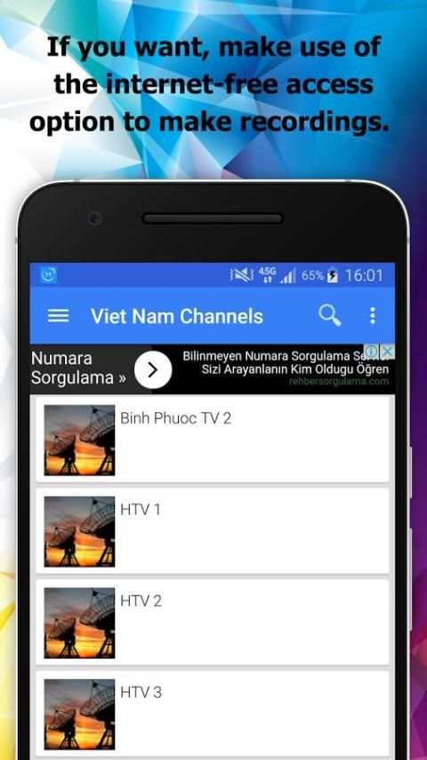 TV Vietnam Channels Info 4 تصوير الشاشة