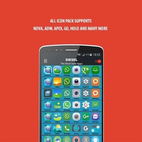 DIESEL : The most used apps स्क्रीनशॉट 8