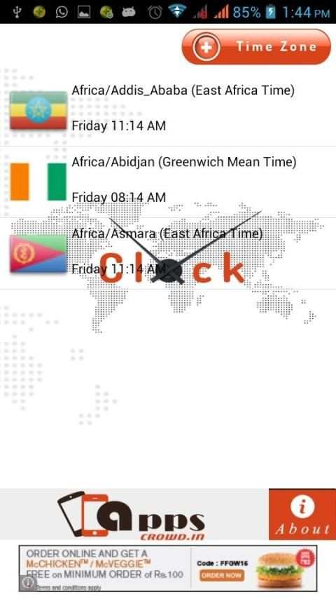 World Clock скриншот 1