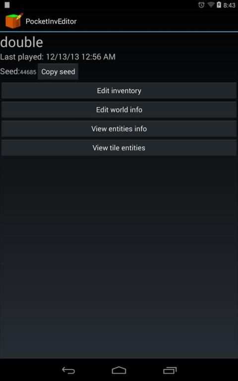 PocketInvEditor скриншот 3