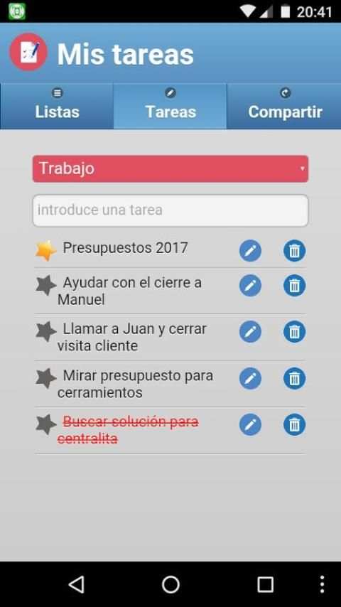 Mis tareas 7 تصوير الشاشة