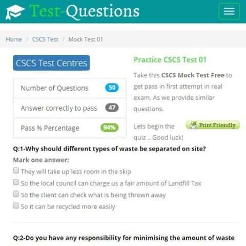 CSCS Test 2016 Free 2 تصوير الشاشة