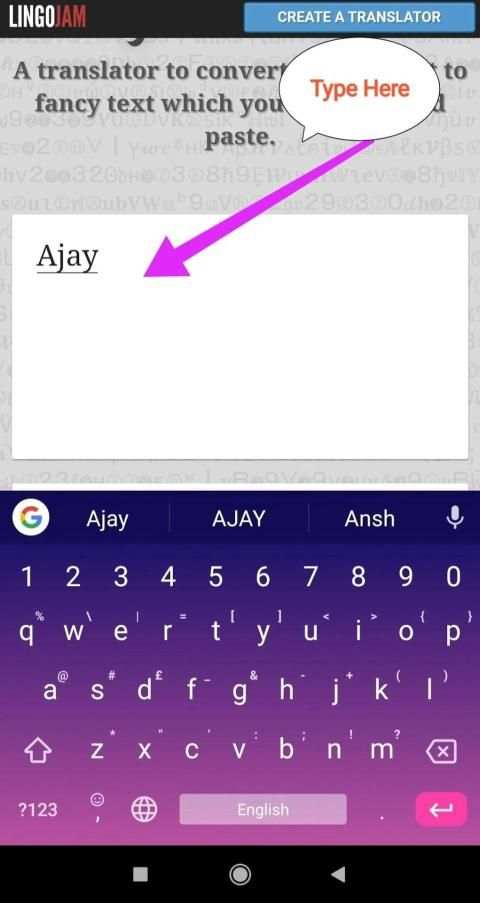 Stylish Font Maker-Generate Stylish Text. स्क्रीनशॉट 2