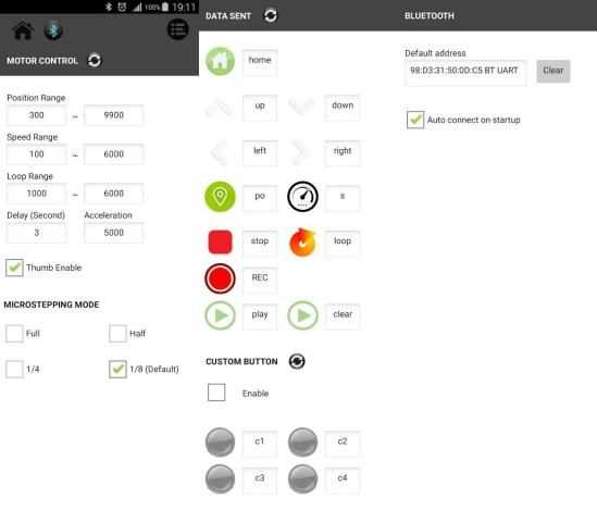 Arduino BT Camera Slider screenshot 5