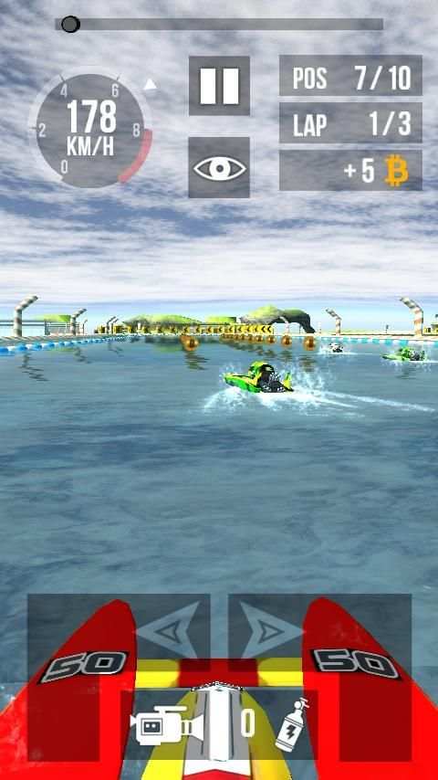 Thumb Boat Racing скриншот 3