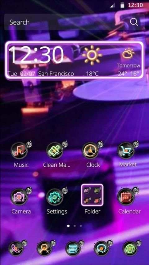 DJ CM Launcher Theme screenshot 3