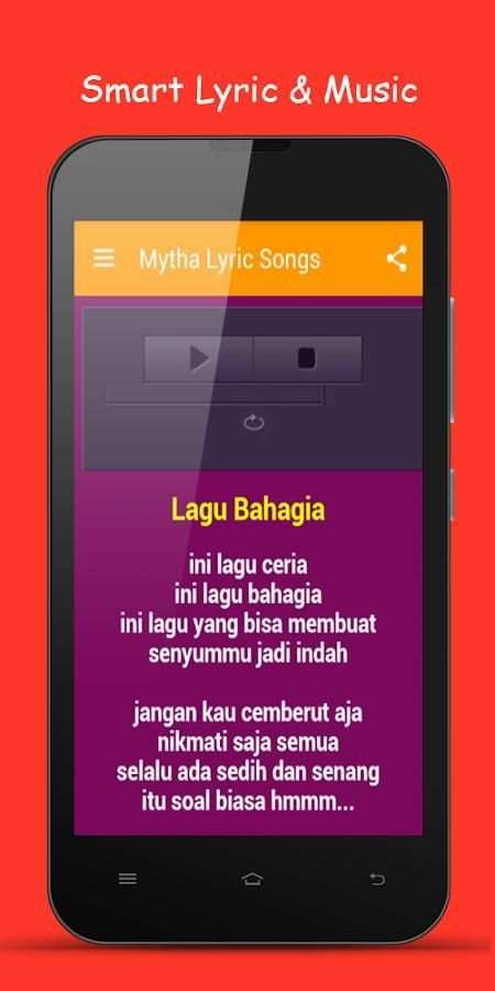 Lirik & Lagu Mytha 2016 screenshot 3