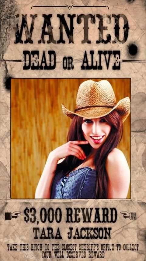Wanted Poster Photo Montage screenshot 5