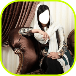 Girls Dupatta Photo Montage icon
