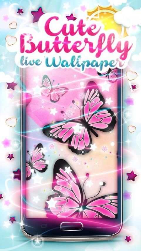 Lucu Kupu-Kupu Hidup Wallpaper screenshot 6