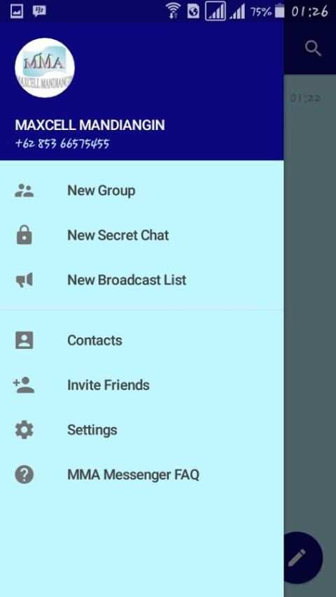 MMA Messenger screenshot 1