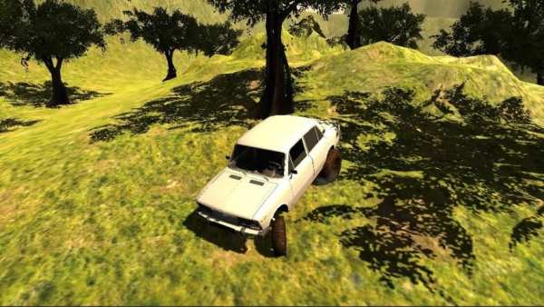 ВАЗ 2107 - Гонки в лесу 3D screenshot 3