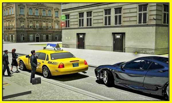 Crazy City Rush Taxi Driver 3D screenshot 12