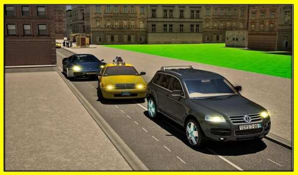 Crazy City Rush Taxi Driver 3D screenshot 1