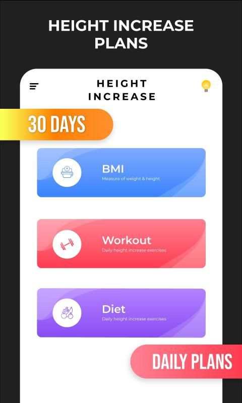 Height Increase Grow Taller, Home Workout Exercise screenshot 1