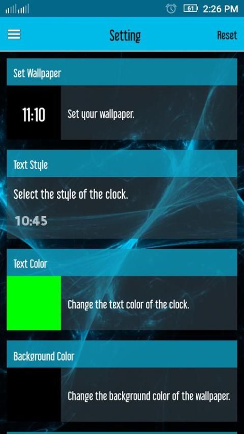 Prisma digital clock free screenshot 6