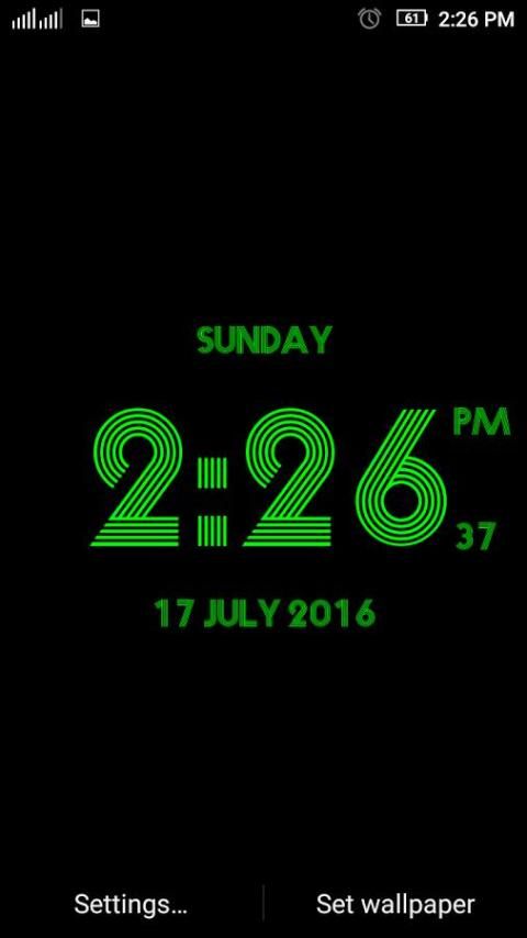 Prisma digital clock free screenshot 5
