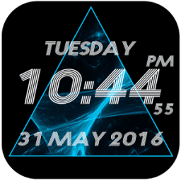 Prisma digital clock free أيقونة