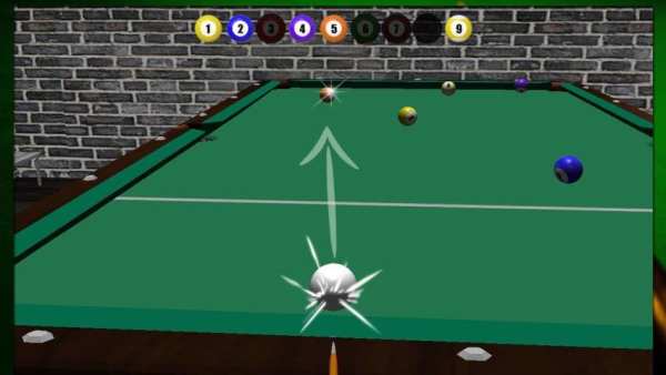 9 ball pro billiard screenshot 2