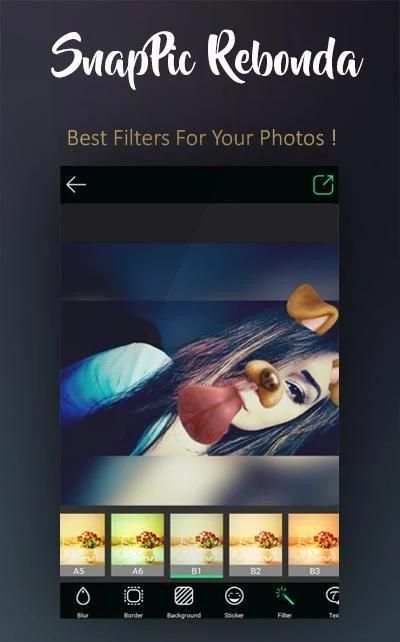 SnapPic Stickers Collages Edit screenshot 2