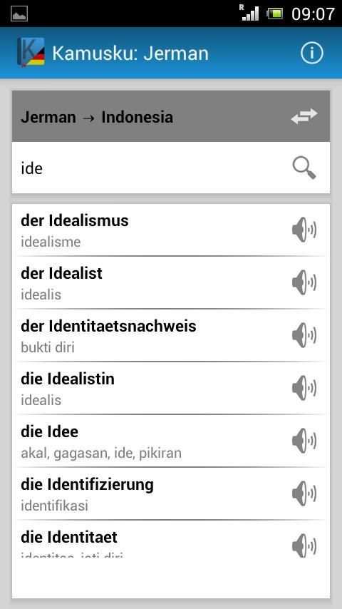 Kamusku: Jerman (Indonesia) screenshot 3