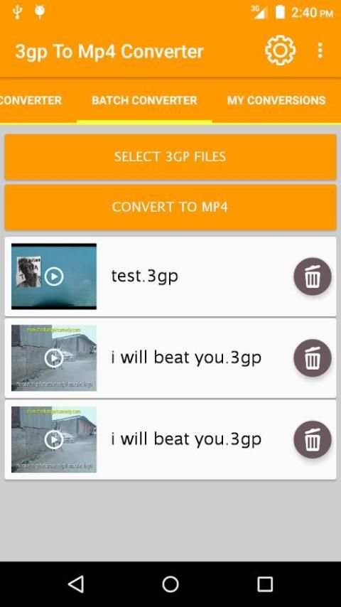 3gp To Mp4 Converter 6 تصوير الشاشة