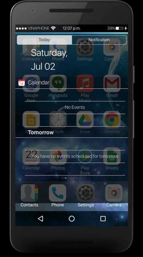 iLauncher OS10 - Theme Phone7 screenshot 2