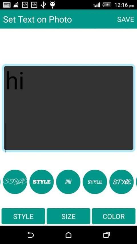 Text on Photo/Image screenshot 2