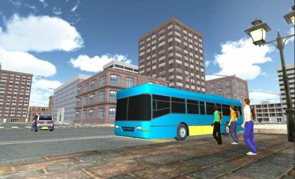 Bus Simulator 3D 2016 : City screenshot 8