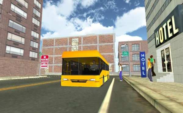 Bus Simulator 3D 2016 : City screenshot 5
