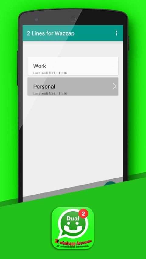 open 2 accounts whatsapp Prank screenshot 3