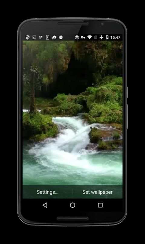 Water Fall HD Wallpaper Live screenshot 4