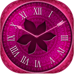 Flower Analog Clock icon