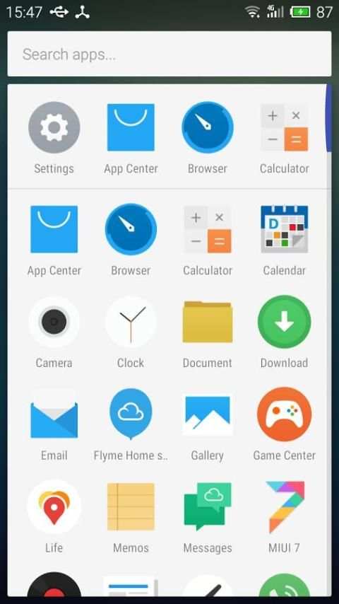 Meizu Flyme Launcher screenshot 2