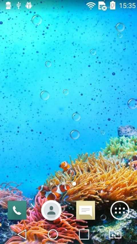Underwater world live wp screenshot 1