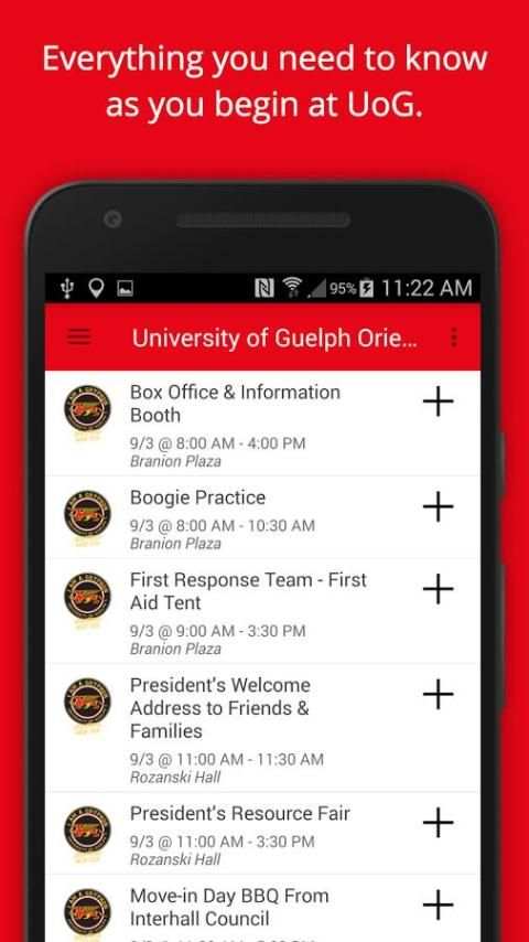 U of Guelph Orientation Week скриншот 5