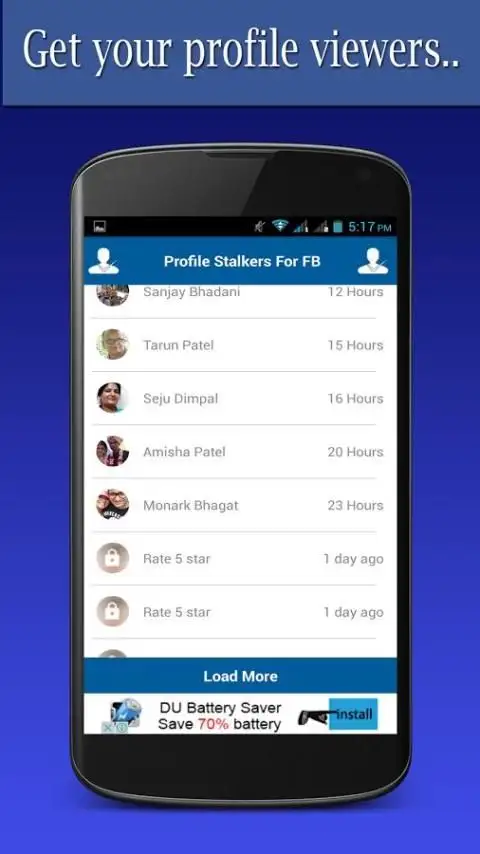 Profile Stalkers for Facebook screenshot 1