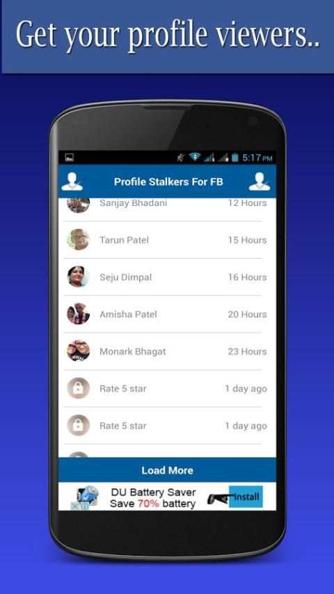 Profile Stalkers for Facebook screenshot 1