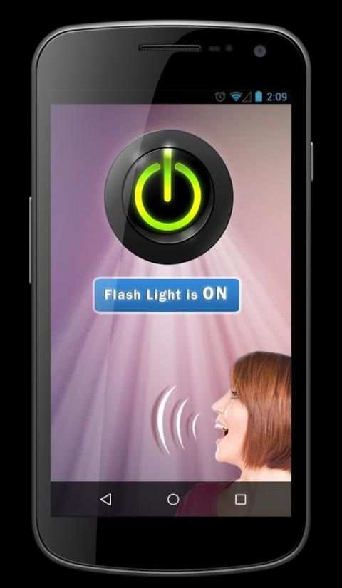 Voice Flash Light screenshot 2