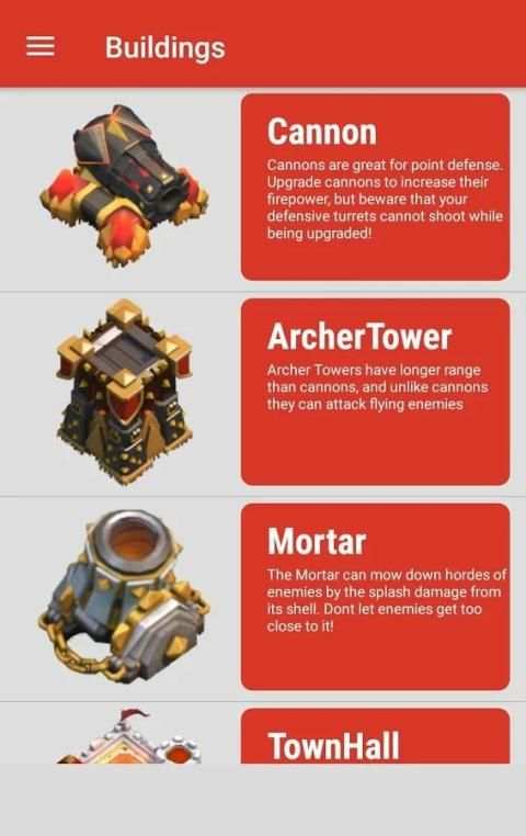 Guide For Clan Of Clan 4 تصوير الشاشة
