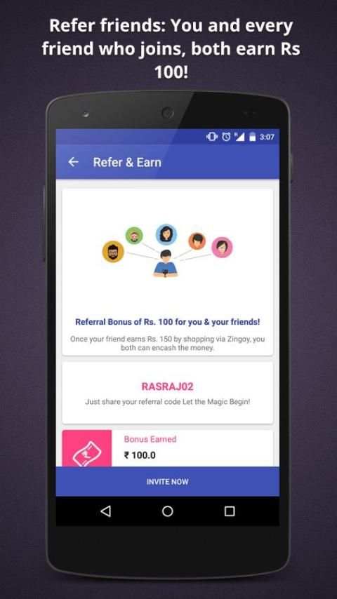 Zingoy - Cashback 7 تصوير الشاشة