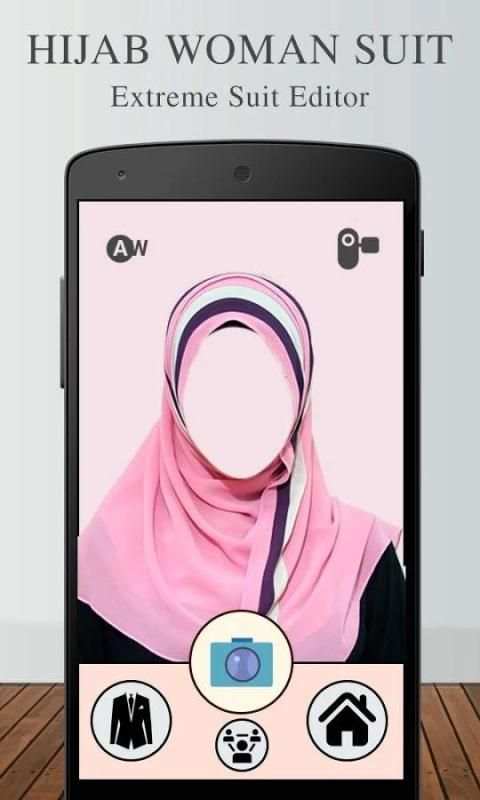 Hijab Woman Photo Suit Editor 1 تصوير الشاشة
