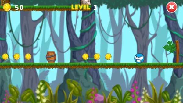 Angry Blue Ball 5 स्क्रीनशॉट 3