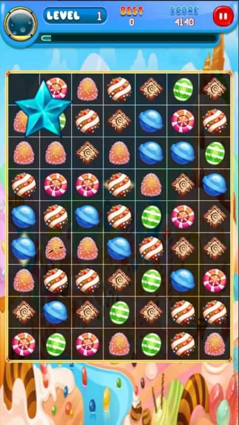 Candy Star Mania Jelly Blast screenshot 2