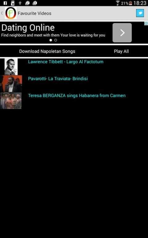 Opera Music Favorites screenshot 5
