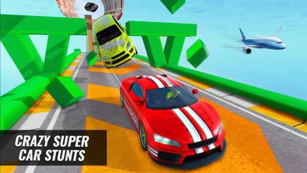 Mega Ramp Car Stunts GT Racing Game स्क्रीनशॉट 2
