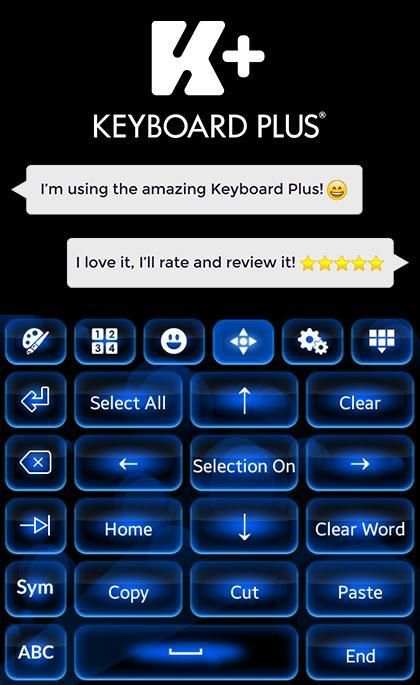 Color Blue Keyboard Theme screenshot 11