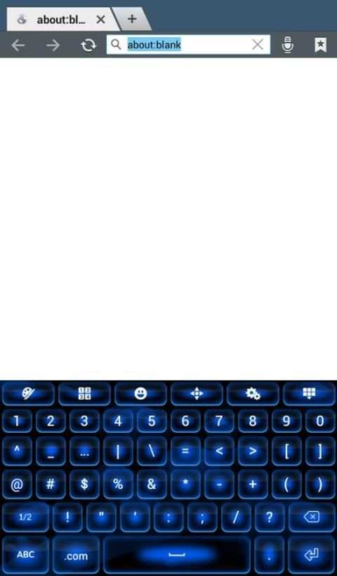 Color Blue Keyboard Theme screenshot 5