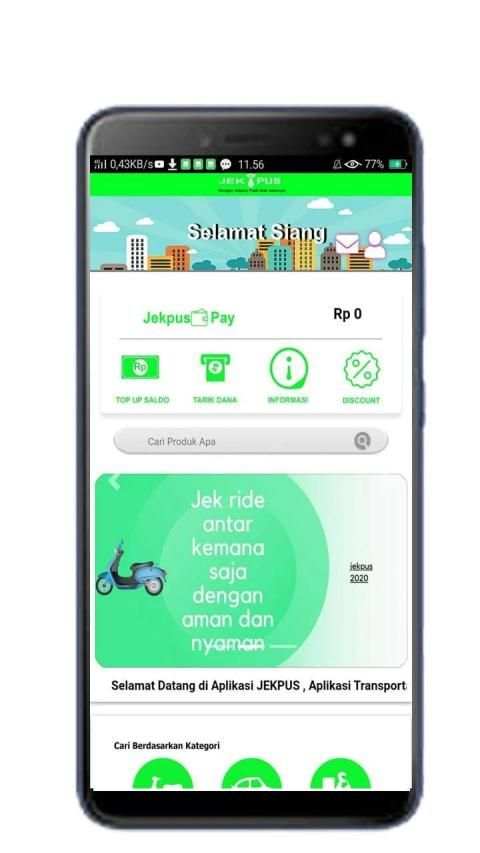 Jek Pus - Transportasi Digital स्क्रीनशॉट 2